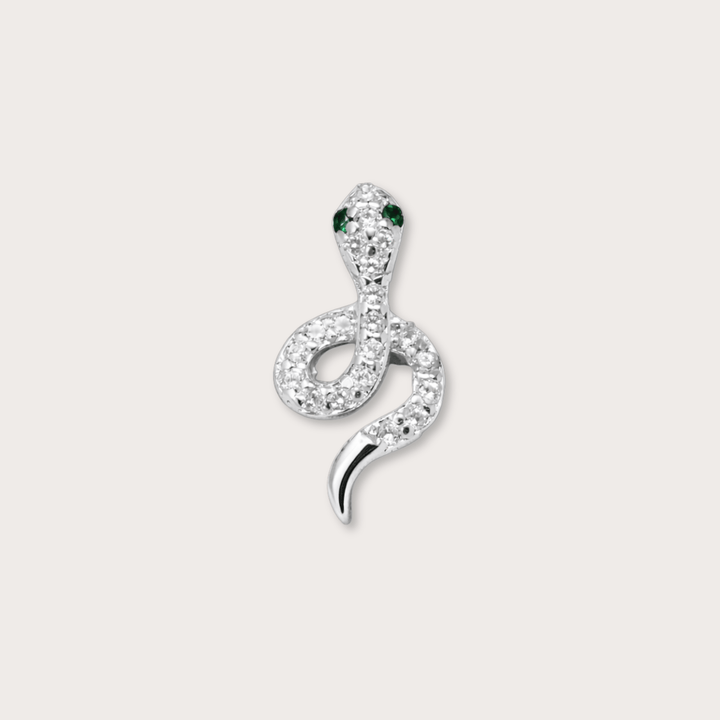 Piercing Crystal Snake - LAURA CANTU JEWELRY
