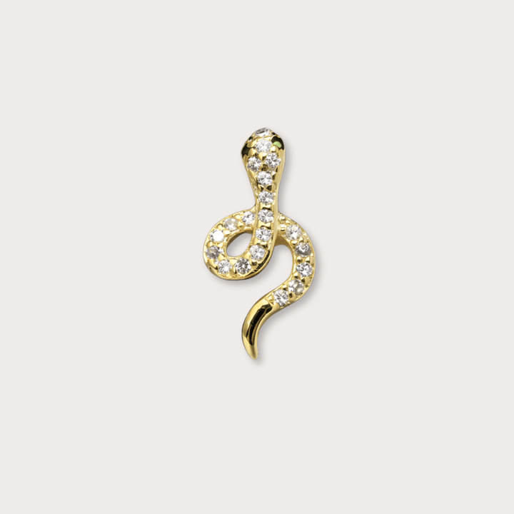 Piercing Crystal Snake - LAURA CANTU JEWELRY