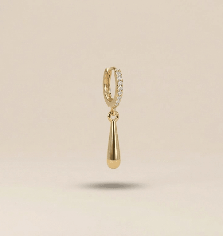 Piercing Large Drop - LAURA CANTU JEWELRY
