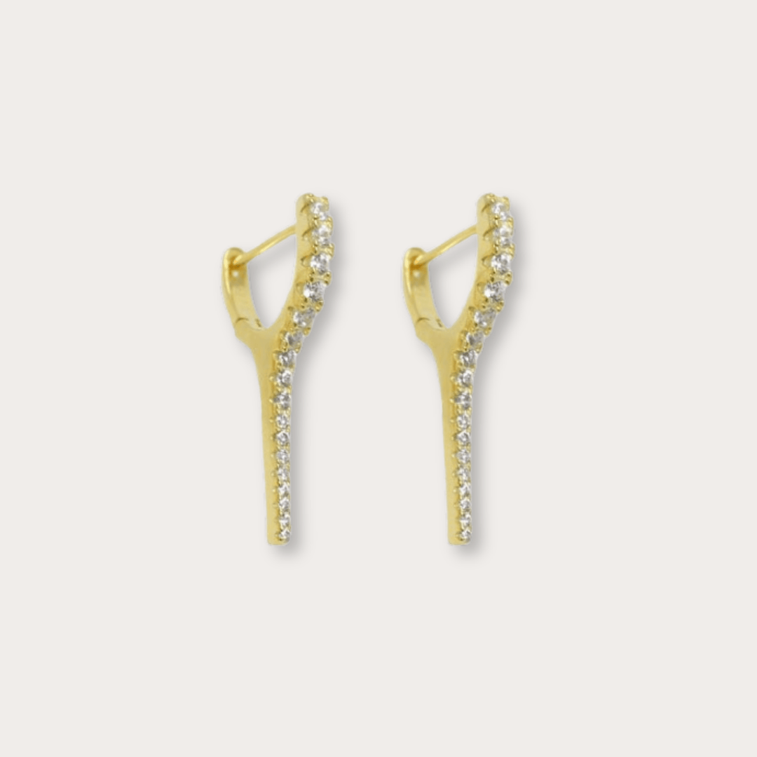 Piper Large Spike Earrings - LAURA CANTU JEWELRY
