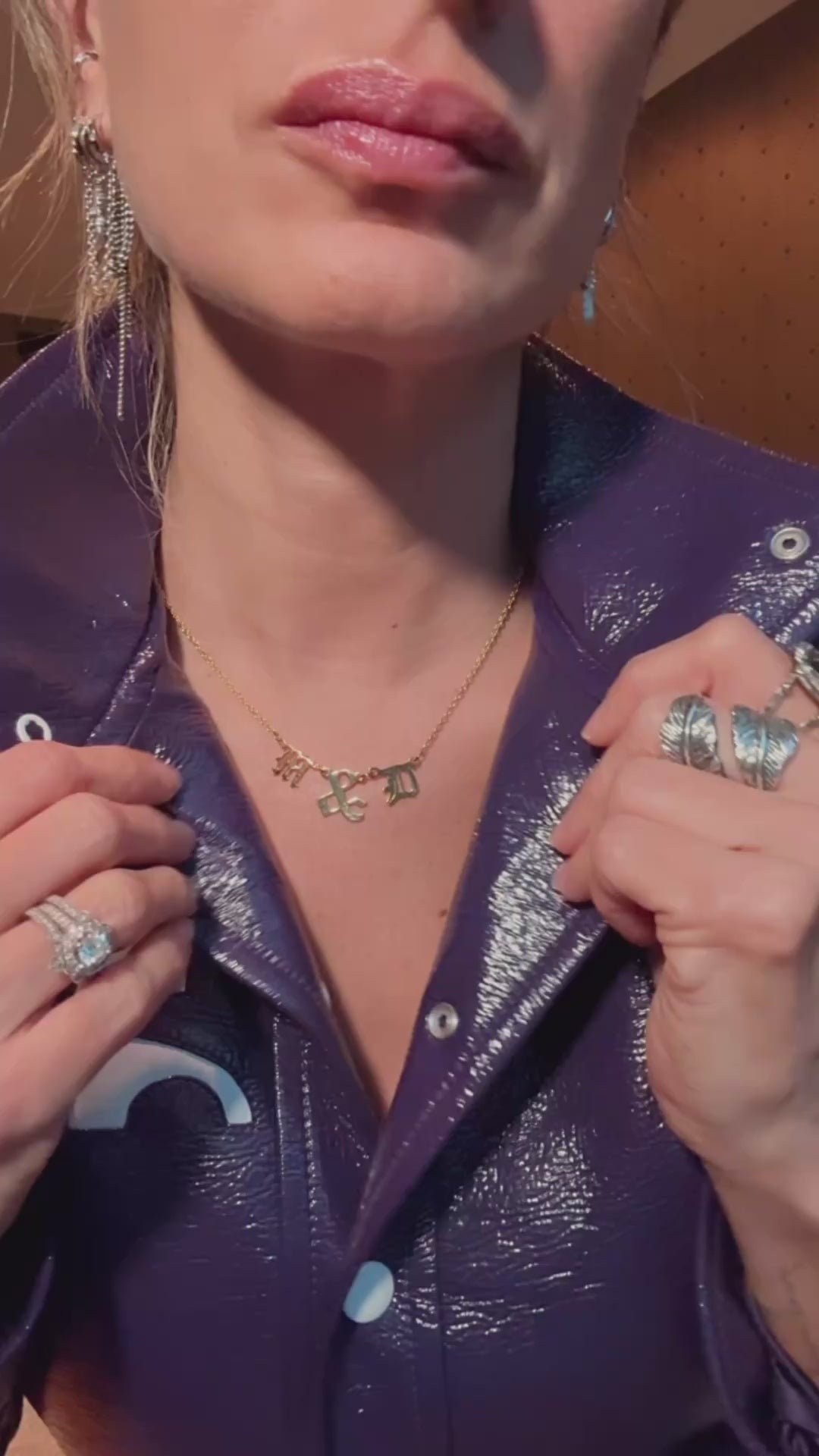 Personalized Gothic Necklace