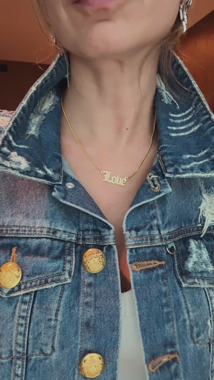 One Self Reminder Love Necklace