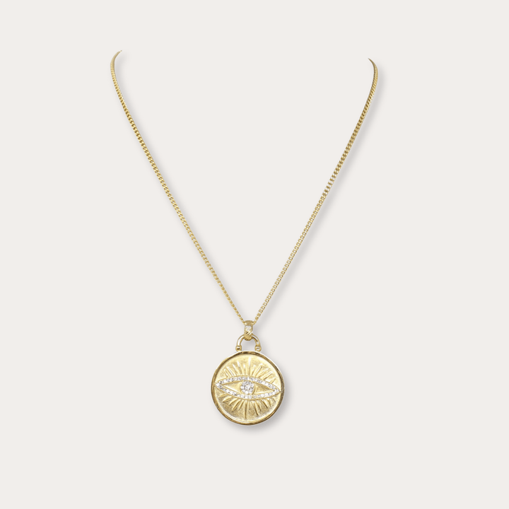 Protection eye necklace - LAURA CANTU JEWELRY