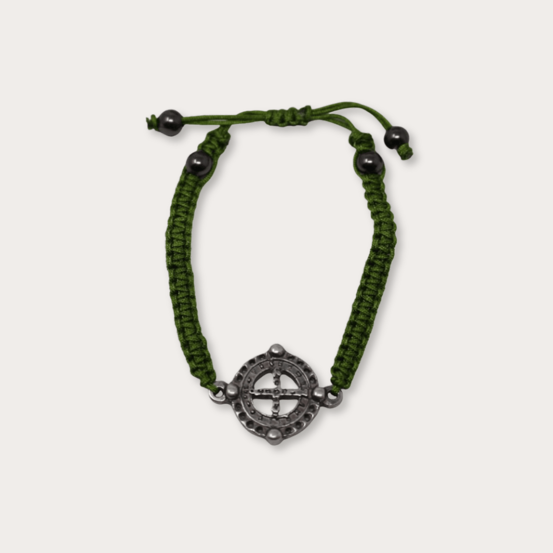 Pulsera San Benito Plata Tejida De Colores - LAURA CANTU JEWELRY