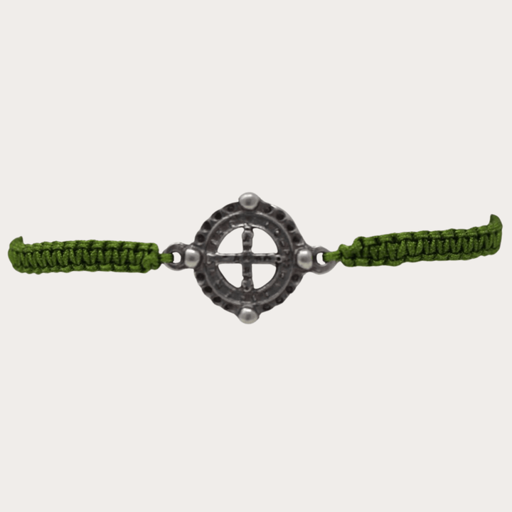 Pulsera San Benito Plata Tejida De Colores - LAURA CANTU JEWELRY