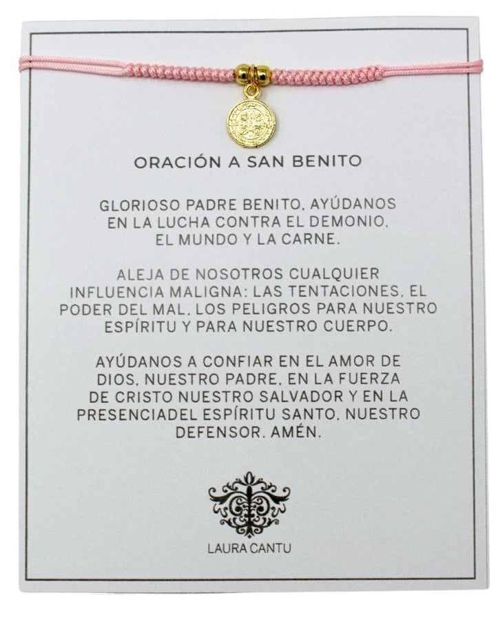 Pulsera San Benito Tejida - LAURA CANTU JEWELRY