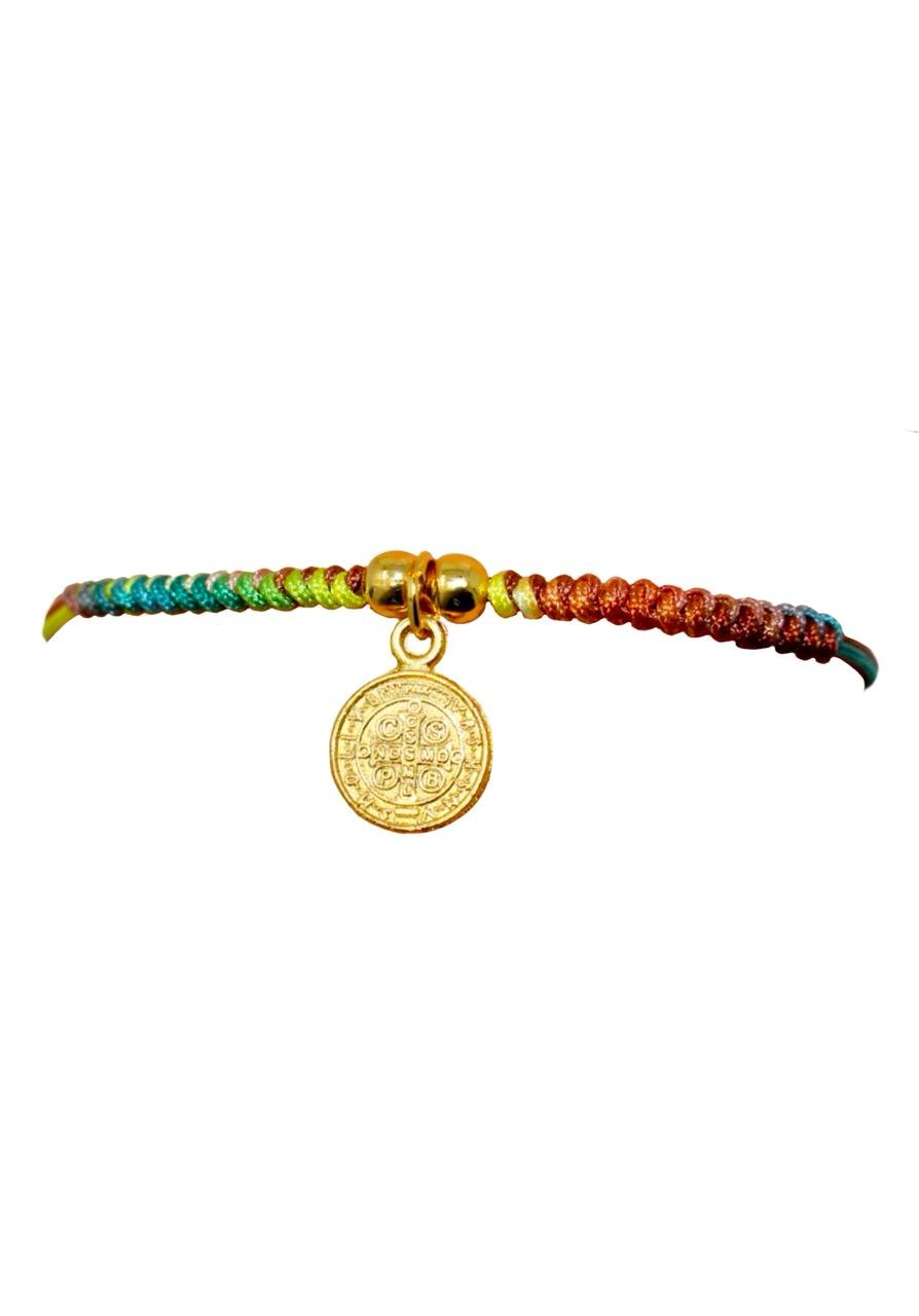 Pulsera San Benito Tejida - LAURA CANTU JEWELRY