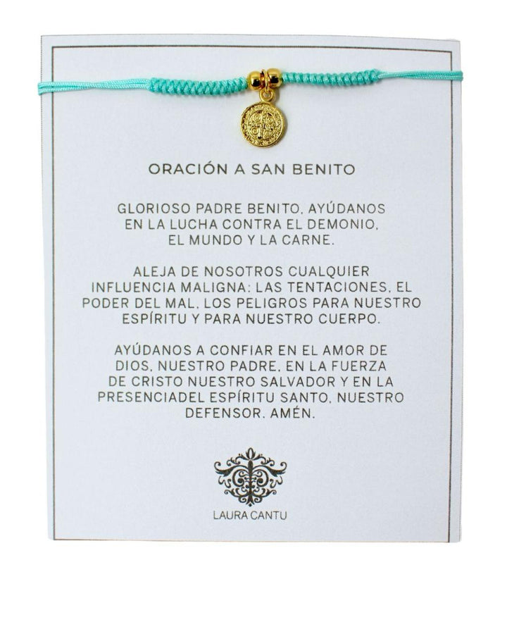 Pulsera San Benito Tejida - LAURA CANTU JEWELRY