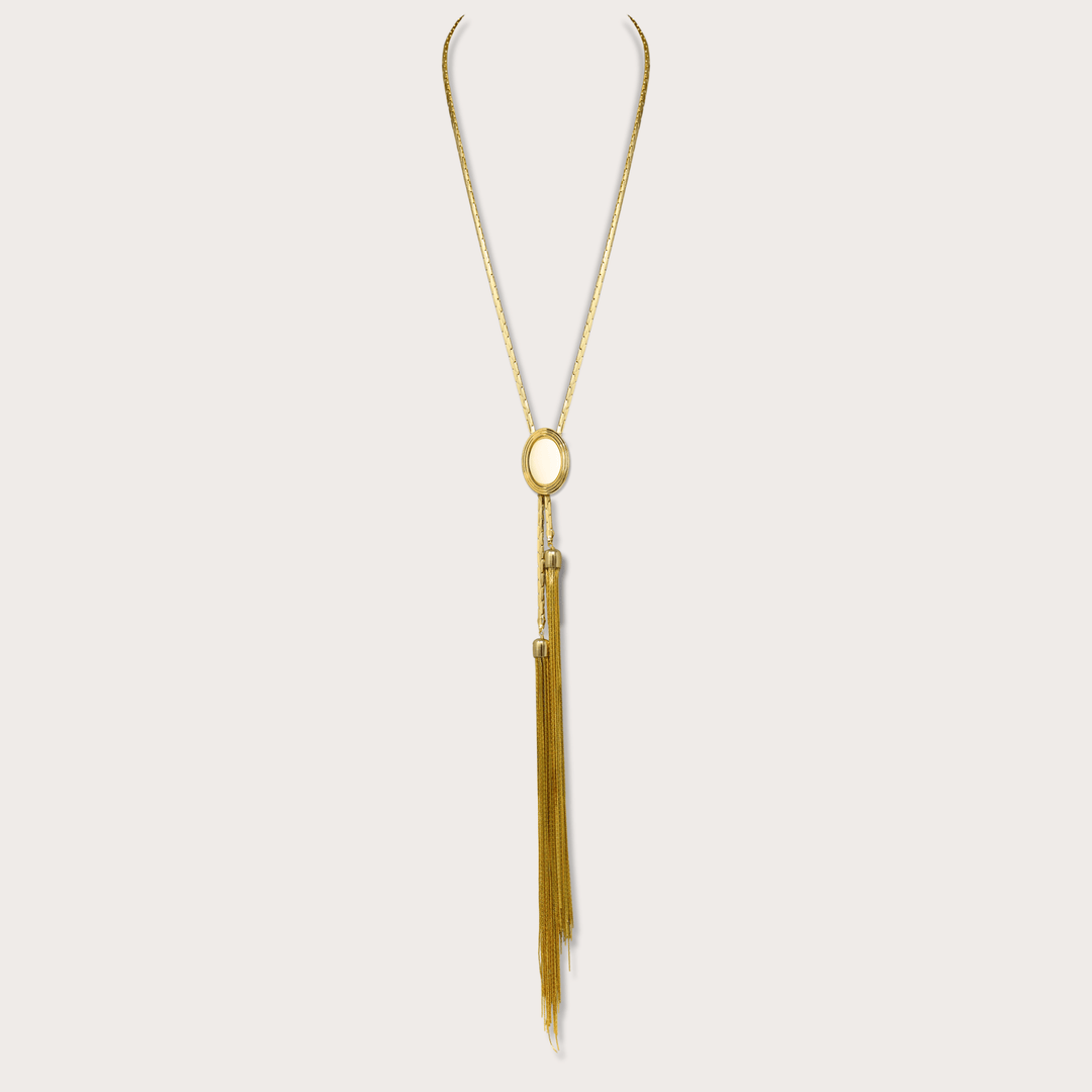 Rafaella Lariat Gold - LAURA CANTU JEWELRY