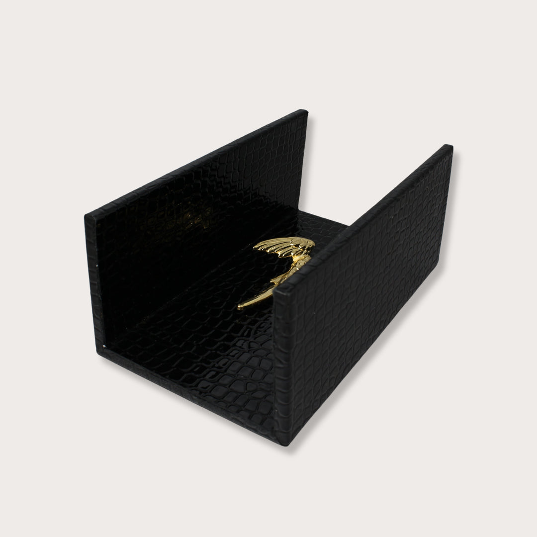 Rectangular Leather / Hummingbird Napkin Holder (20 Napkins) - LAURA CANTU JEWELRY