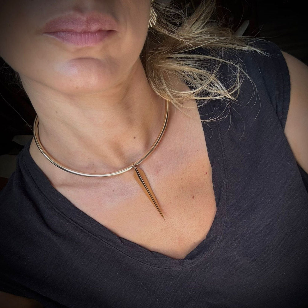 Sia Spike Necklace - LAURA CANTU JEWELRY