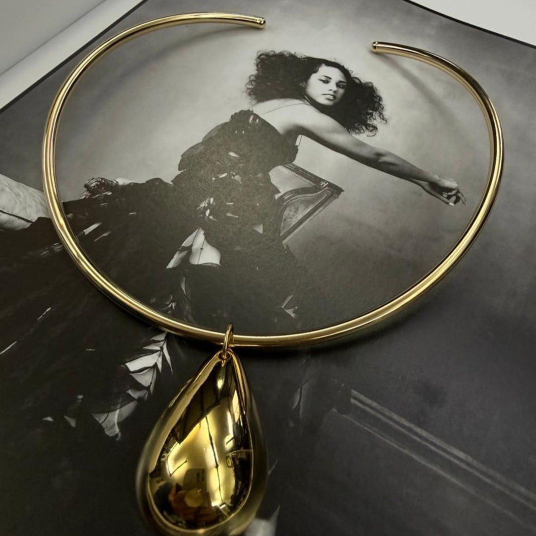 Sia XL Drop Necklace - LAURA CANTU JEWELRY