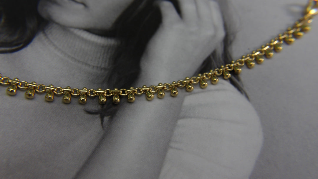 Small Drop Bracelet - LAURA CANTU JEWELRY