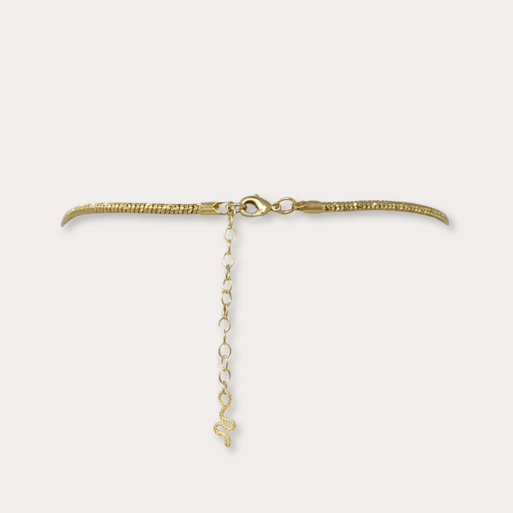 Snake Drop I Necklace - LAURA CANTU JEWELRY