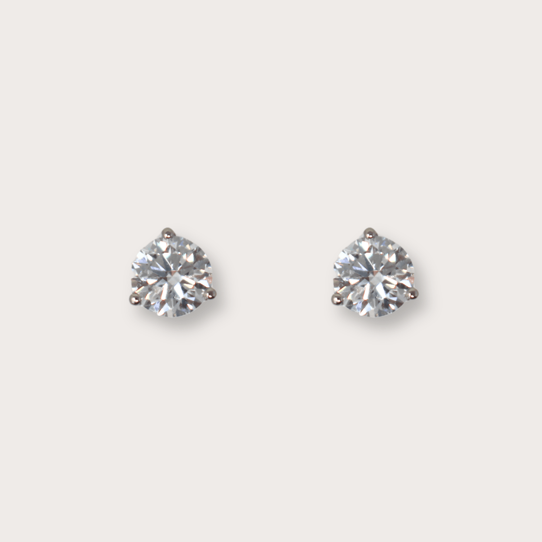 Studs de Diamante 1.5ct Martini - LAURA CANTU JEWELRY