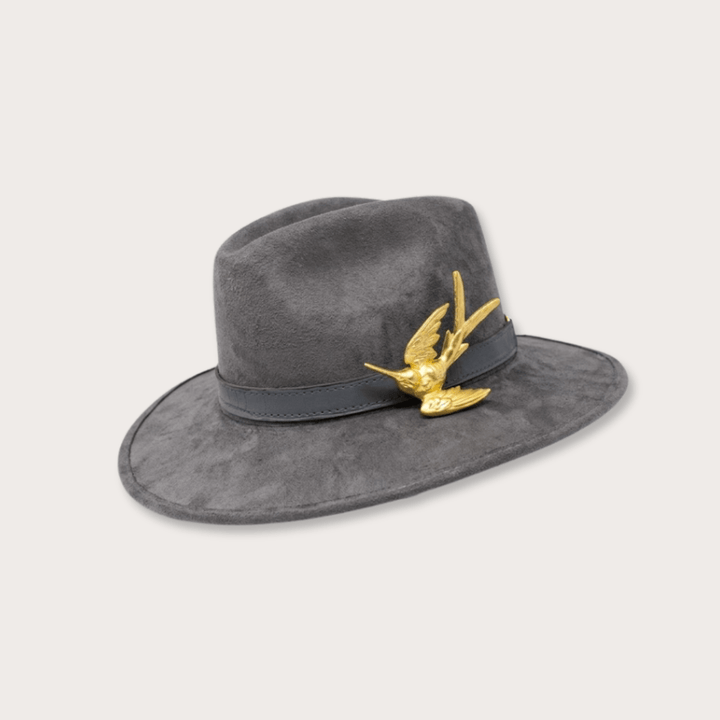 Suede Hat Colibri - LAURA CANTU JEWELRY