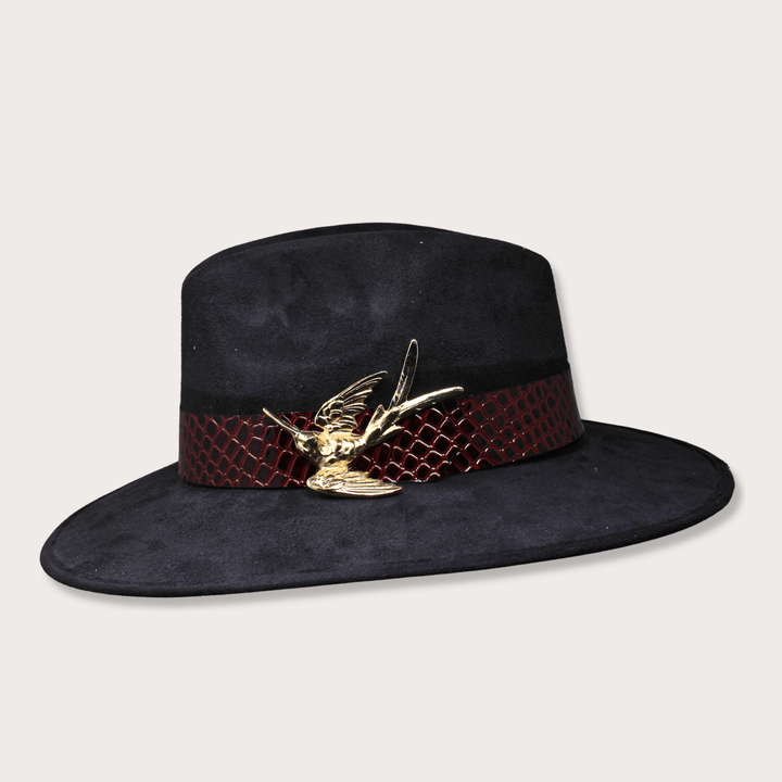 Suede Hat Colibri - LAURA CANTU JEWELRY