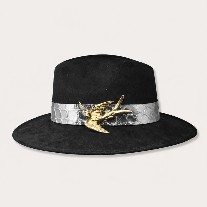 Suede Hat Colibri - LAURA CANTU JEWELRY