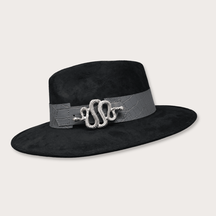 Suede Hat Vibora - LAURA CANTU JEWELRY
