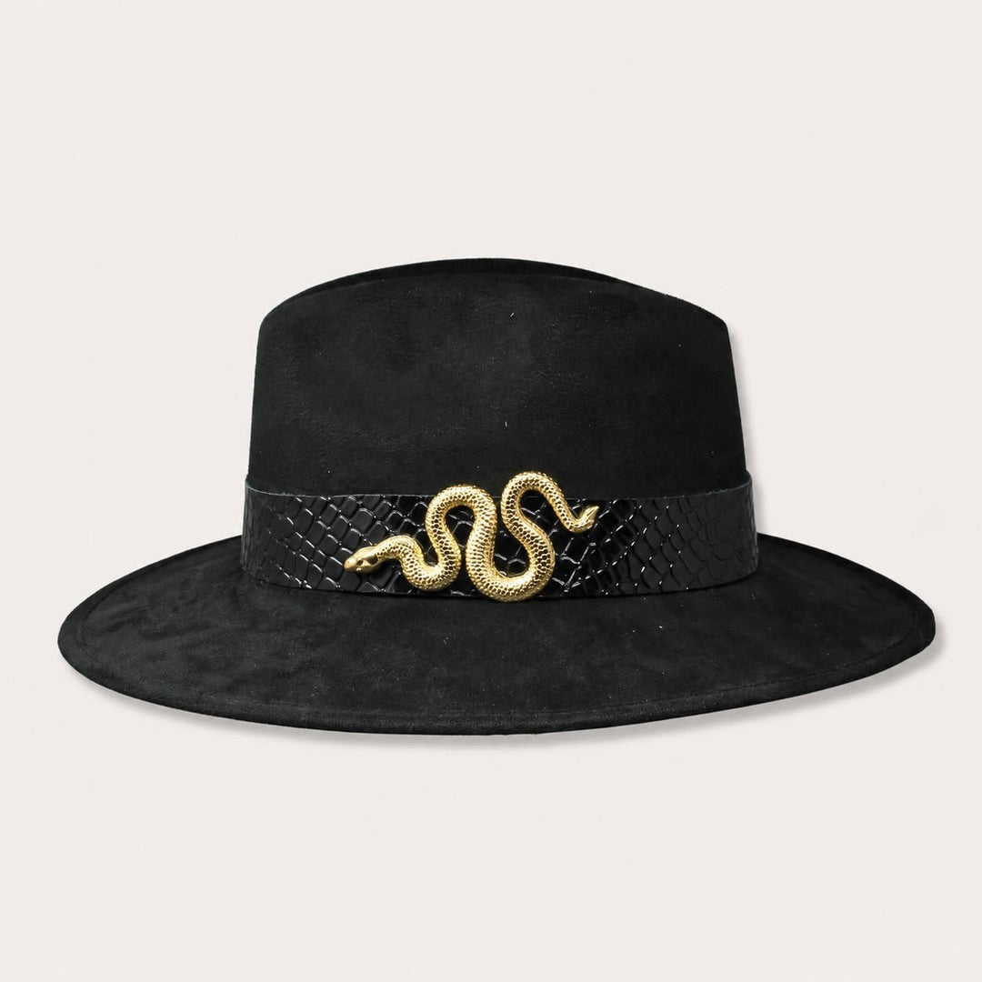 Suede Hat Vibora Dorada - LAURA CANTU JEWELRY