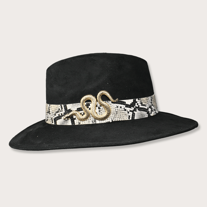 Suede Hat Vibora Dorada - LAURA CANTU JEWELRY