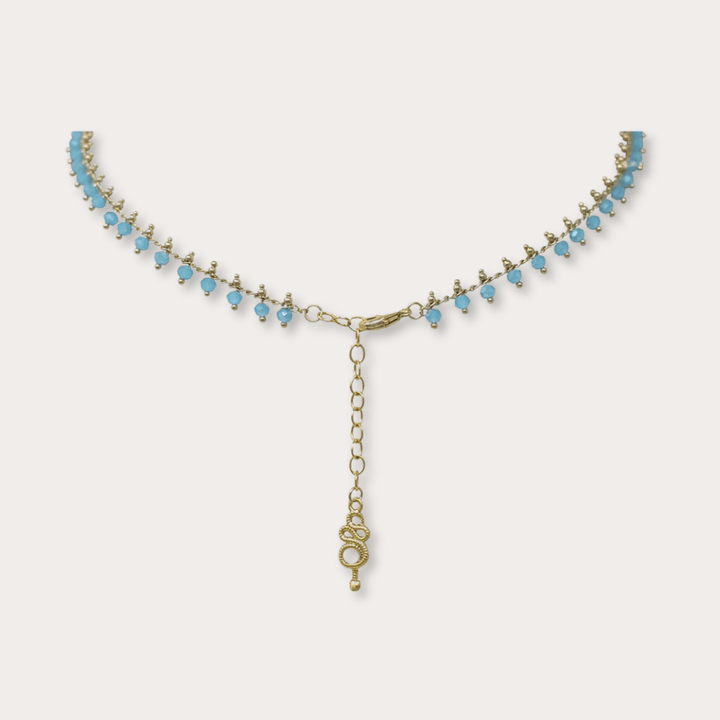 Sydney Aqua Necklace - LAURA CANTU JEWELRY