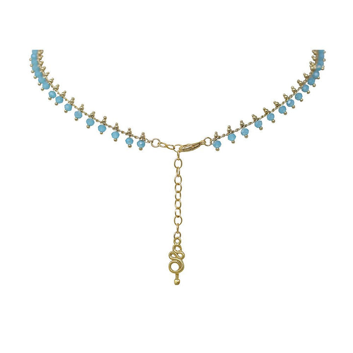 Sydney Aqua Necklace - LAURA CANTU JEWELRY US