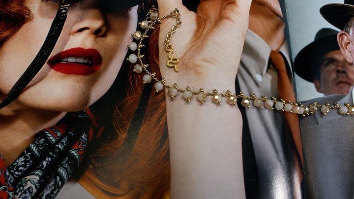 Sydney Cream Bracelet - LAURA CANTU JEWELRY