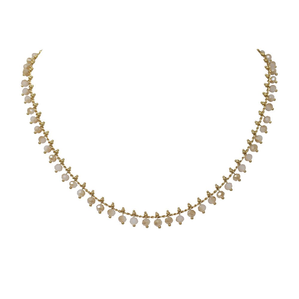 Sydney Cream Necklace - LAURA CANTU JEWELRY US