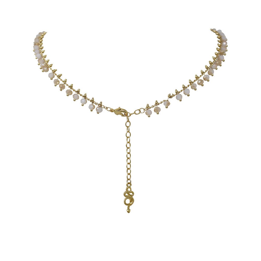 Sydney Cream Necklace - LAURA CANTU JEWELRY US