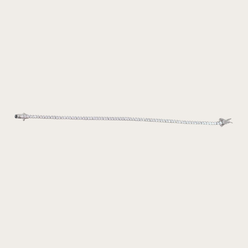 Tennis Bracelet 3 prong - LAURA CANTU JEWELRY