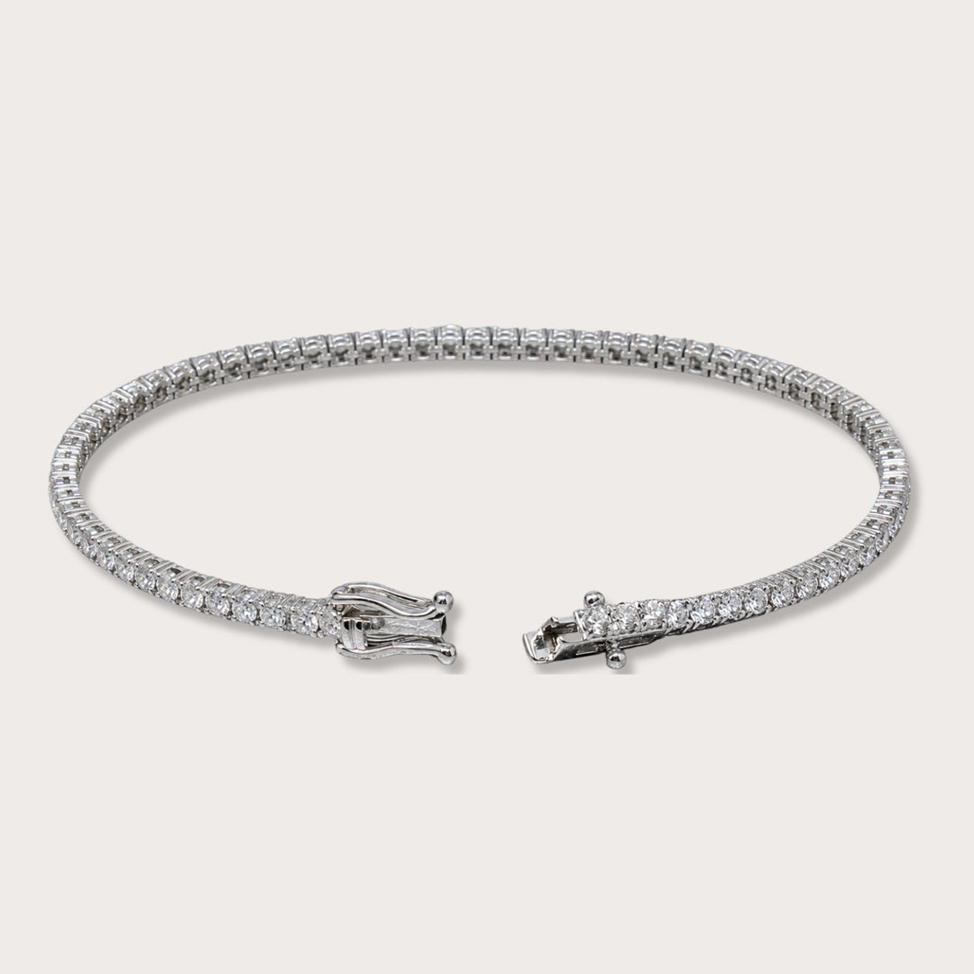 Tennis Bracelet Gold Lab Diamond 2.12ct - LAURA CANTU JEWELRY