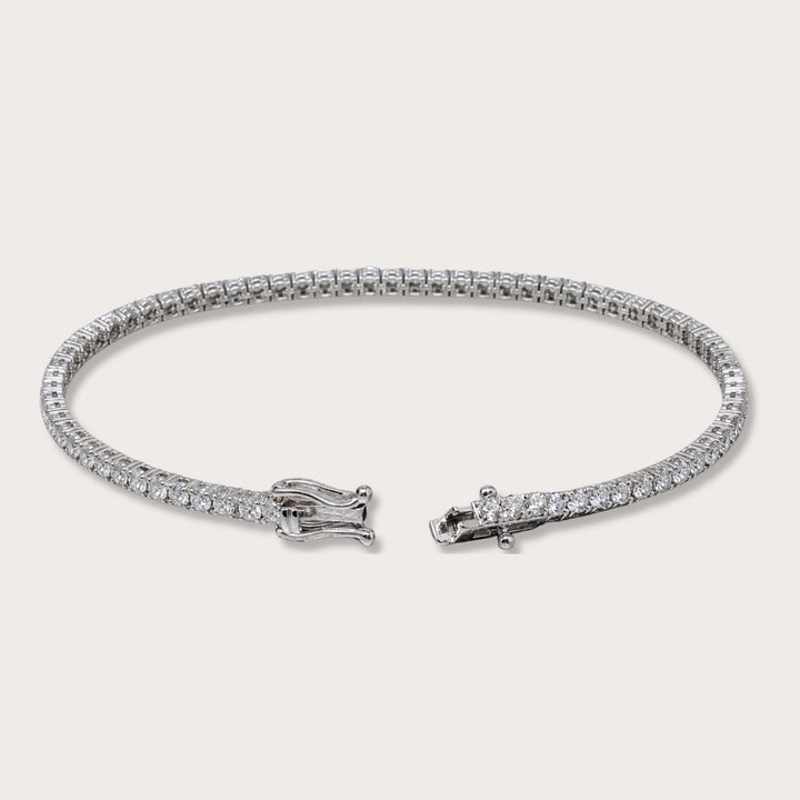 Tennis Bracelet Gold Lab Diamond 3.37ct - LAURA CANTU JEWELRY