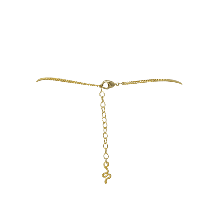 Thin Small Heart Lock Necklace (dije chico) - LAURA CANTU JEWELRY