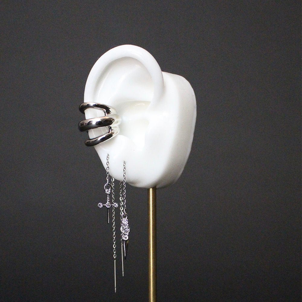 Triple bold cuff - LAURA CANTU JEWELRY