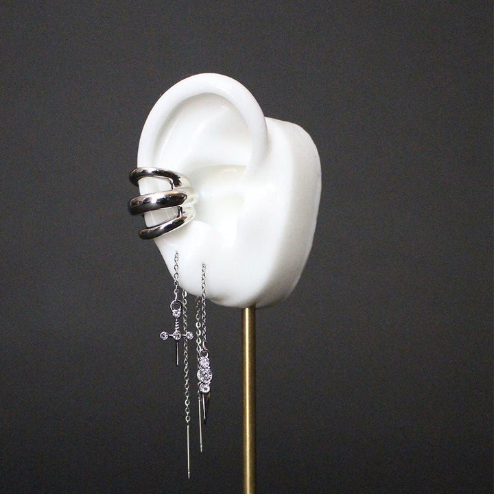 Triple bold cuff - LAURA CANTU JEWELRY