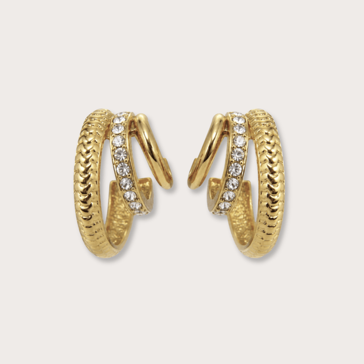 Triple serpent hoop - LAURA CANTU JEWELRY