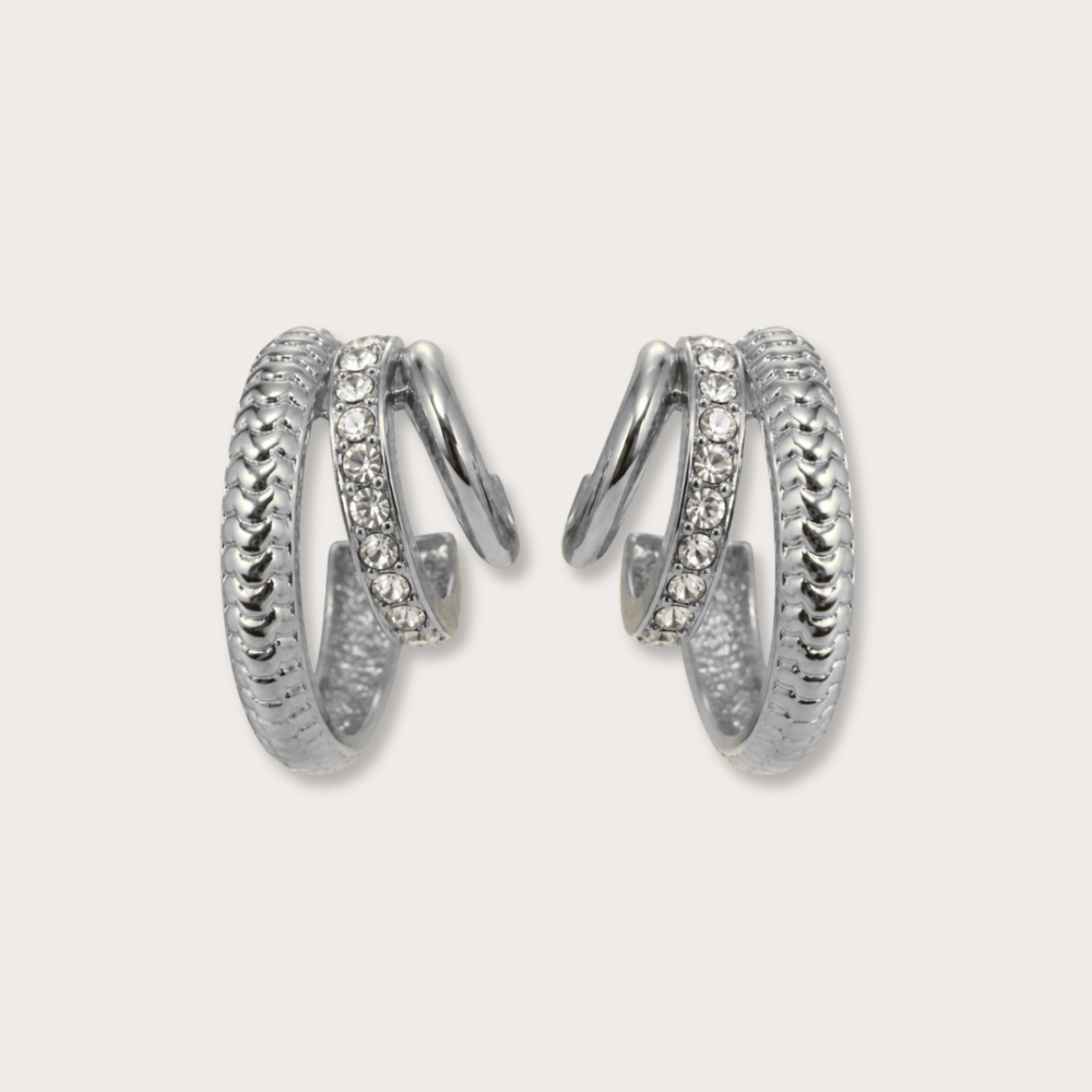 Triple serpent hoop - LAURA CANTU JEWELRY
