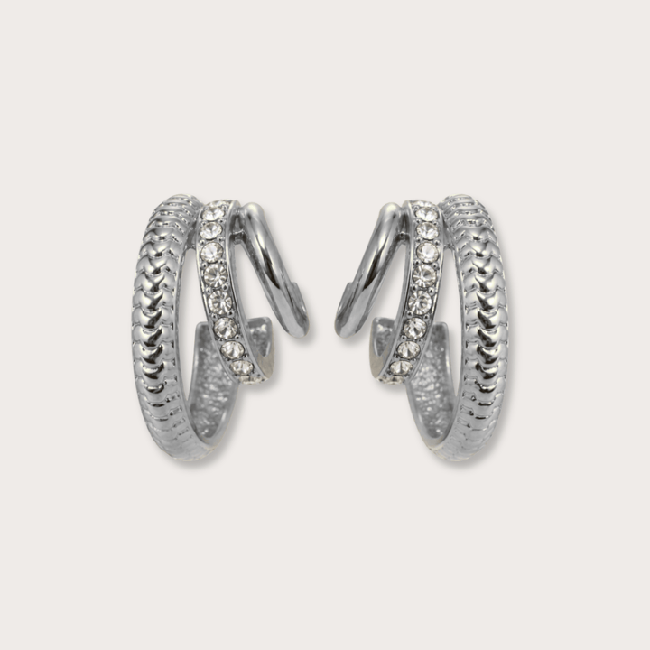 Triple serpent hoop - LAURA CANTU JEWELRY