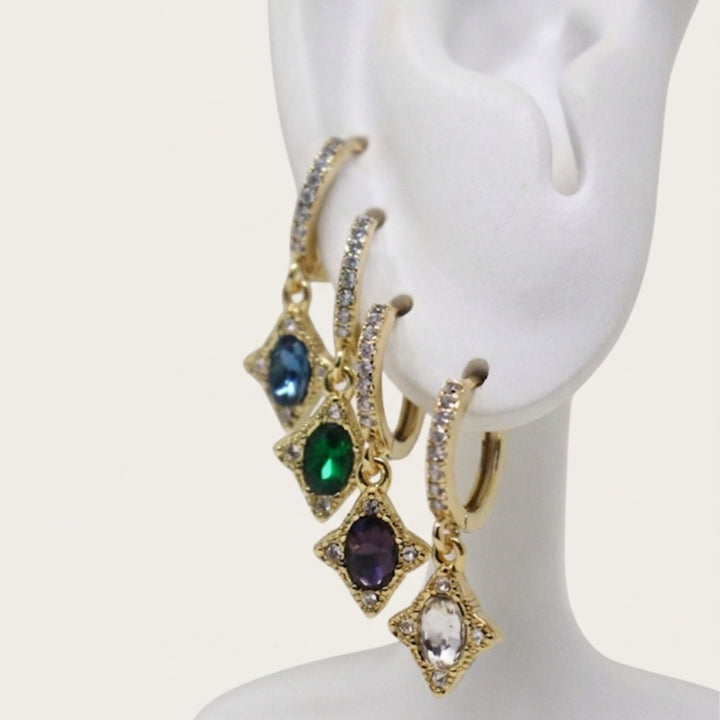 Vintage Oval Gem Piercing - LAURA CANTU JEWELRY
