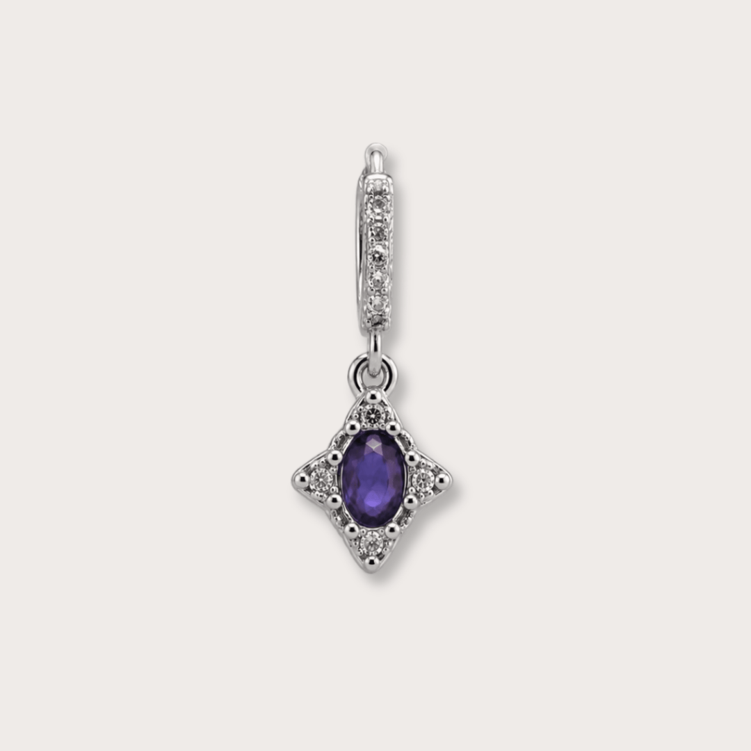 Vintage Oval Gem Piercing Silver - LAURA CANTU JEWELRY