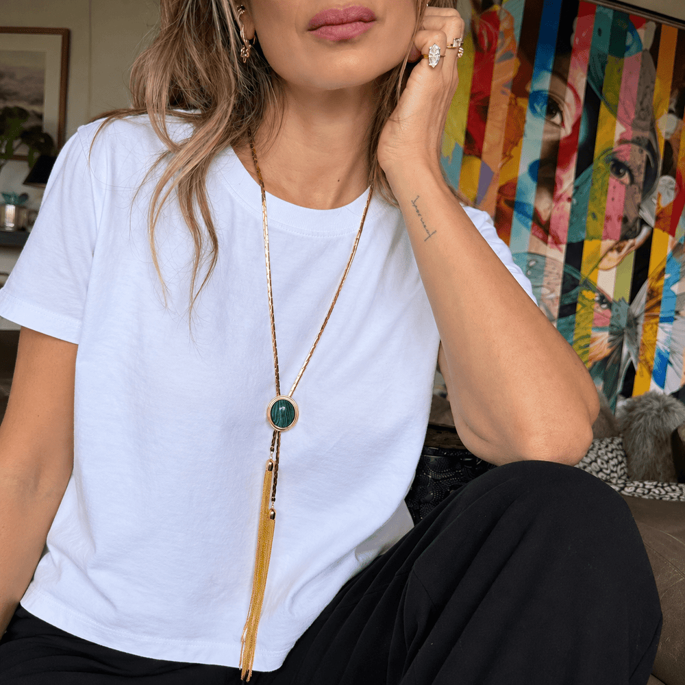 Vittoria Lariat - LAURA CANTU JEWELRY