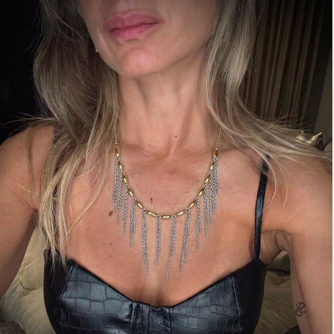 Vivienne Necklace con Cadenas - LAURA CANTU JEWELRY