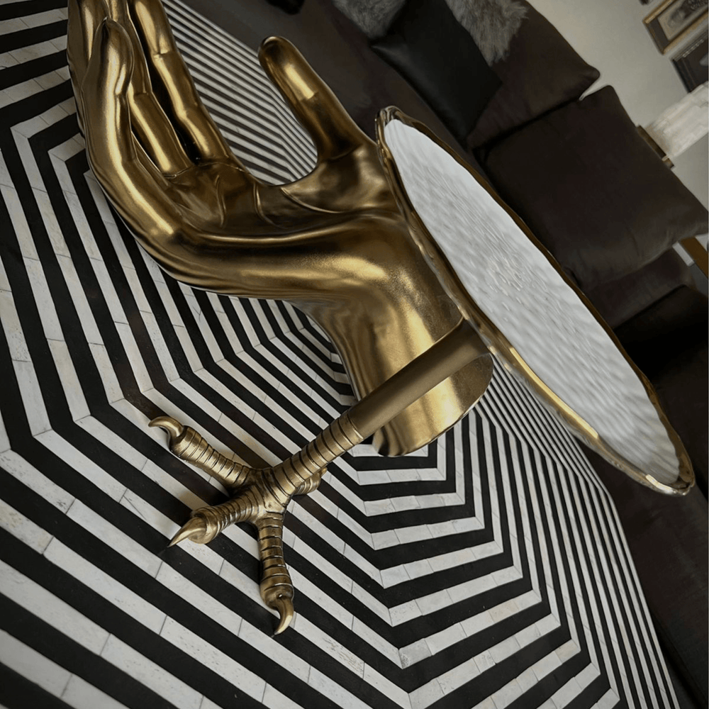 Adorno Garra con Plato - LAURA CANTU JEWELRY