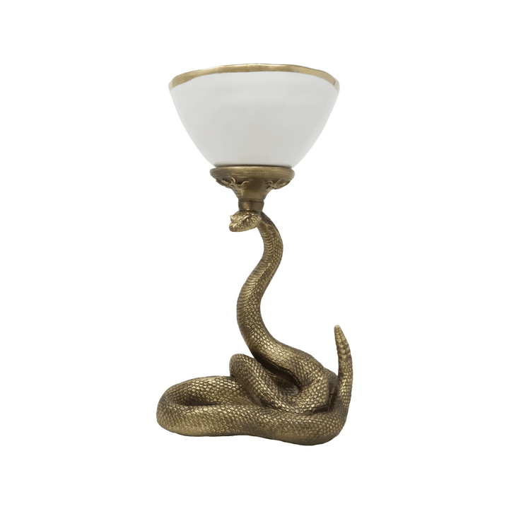 Adorno Víbora con Plato Hondo - LAURA CANTU JEWELRY