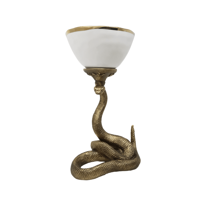 Adorno Víbora con Plato Hondo - LAURA CANTU JEWELRY