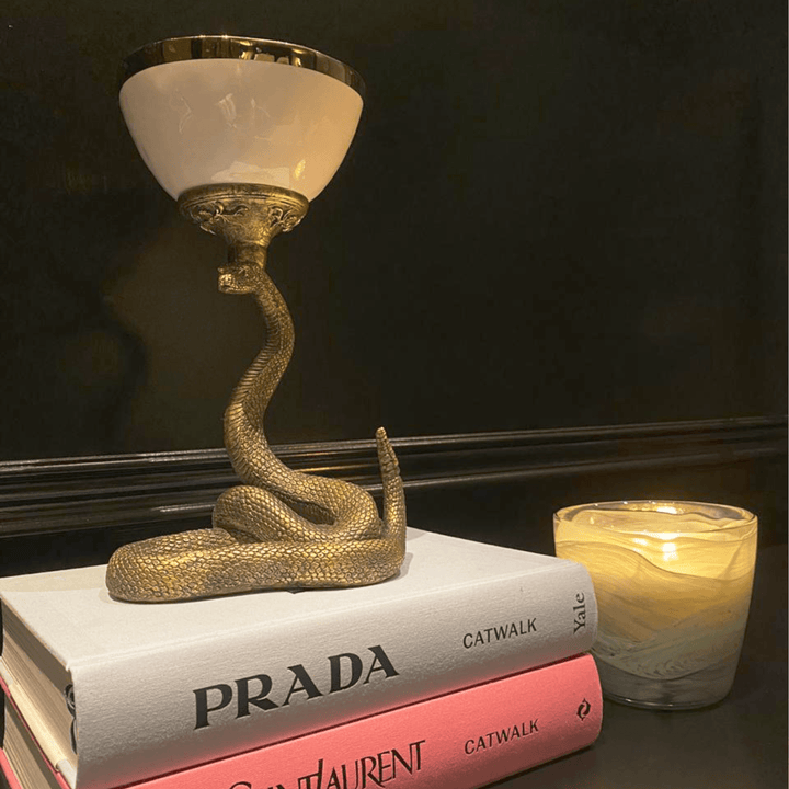 Adorno Víbora con Plato Hondo - LAURA CANTU JEWELRY