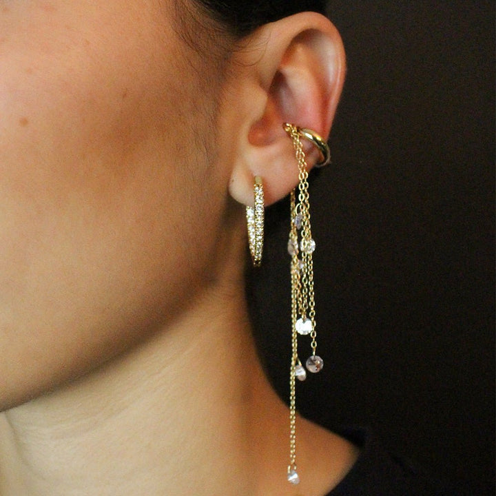 Alexis Hugger Con Cristales - LAURA CANTU JEWELRY