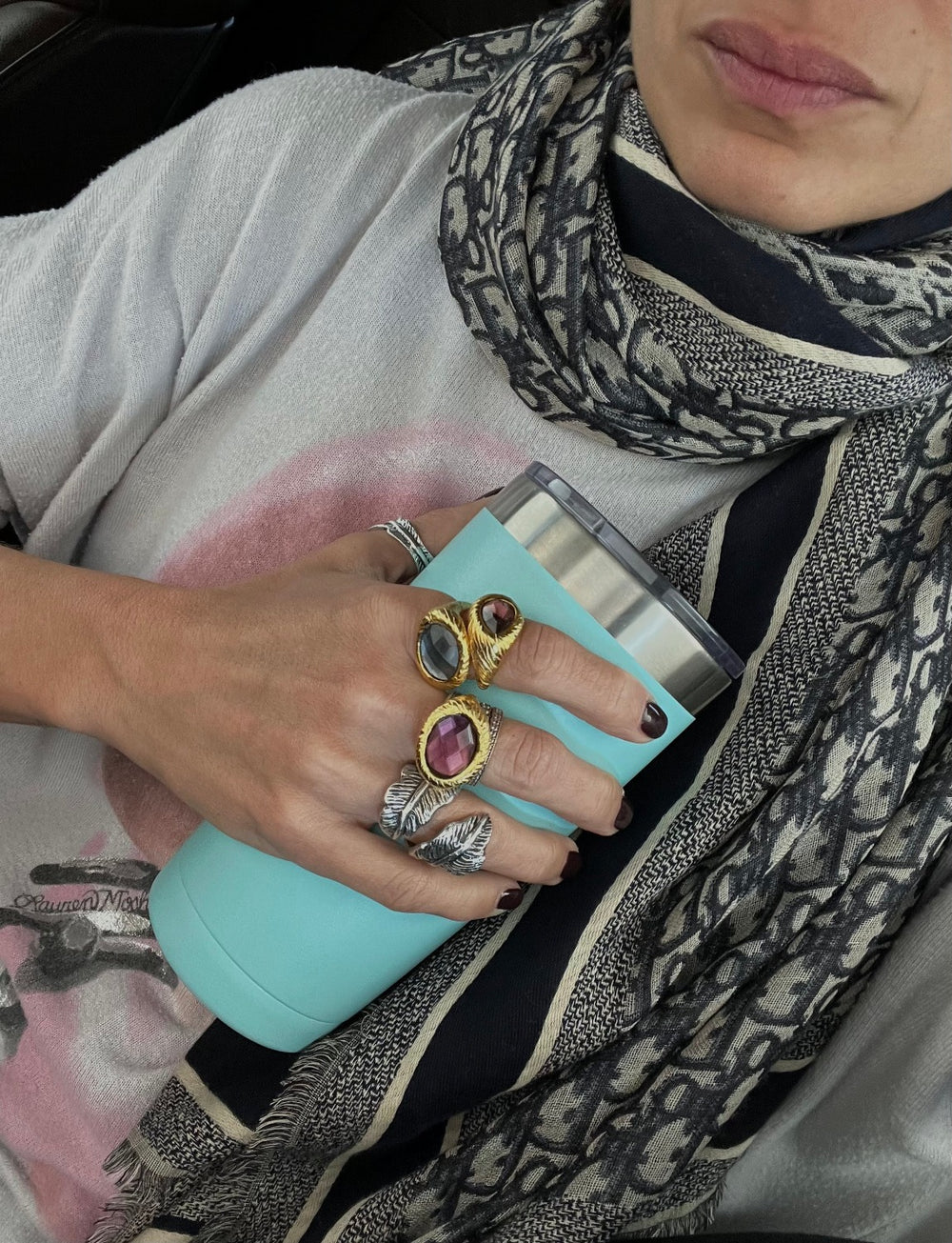 Amorphous Teardrop Ring - LAURA CANTU JEWELRY