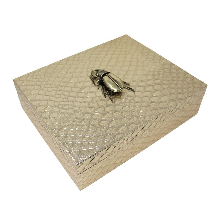 Beetle Embossed Big Box - LAURA CANTU JEWELRY US
